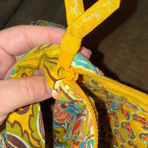 Vera Bradley Vintage Crossbody Saddle Up Purse and Wallet in Provincial Print - Picture 11 of 12